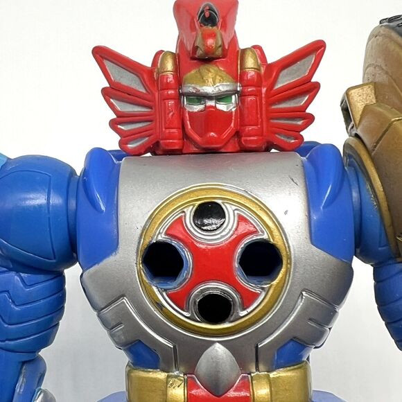 Bandai 2002 Power Rangers Ninja Storm Lightning Megazord 5.5" Zord Action Figure - Picture 14 of 15